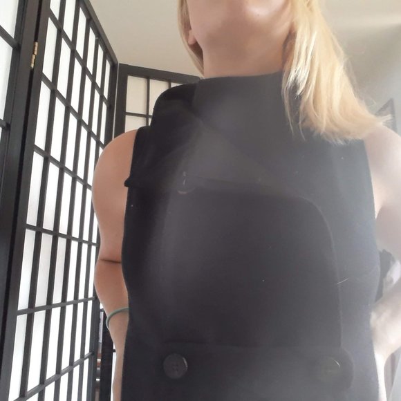 Badgley Mischka Navy Blue Dress - Picture 3 of 6